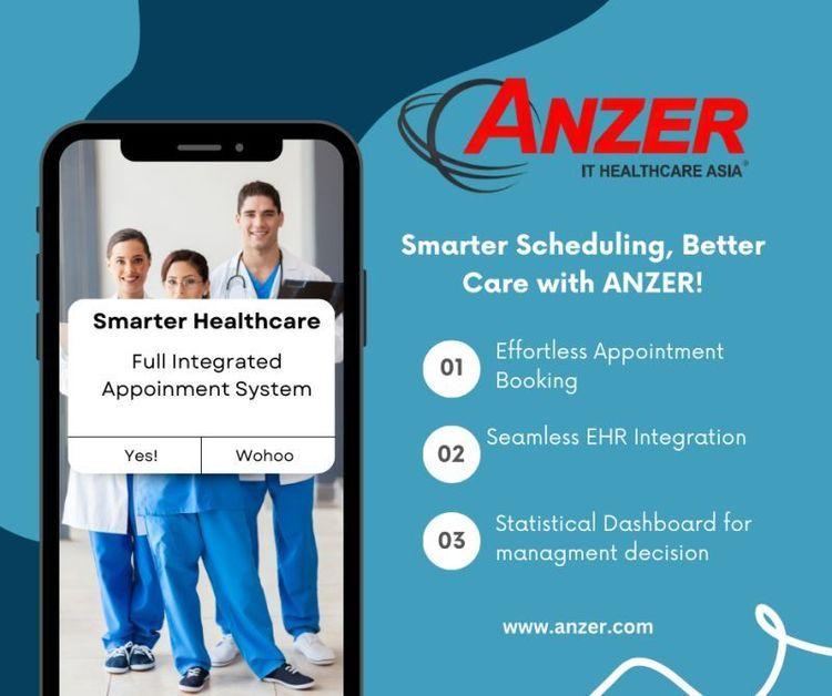 🚀 Smarter Scheduling, Better Care with ANZER’s Appointment Management System! 📅🏥